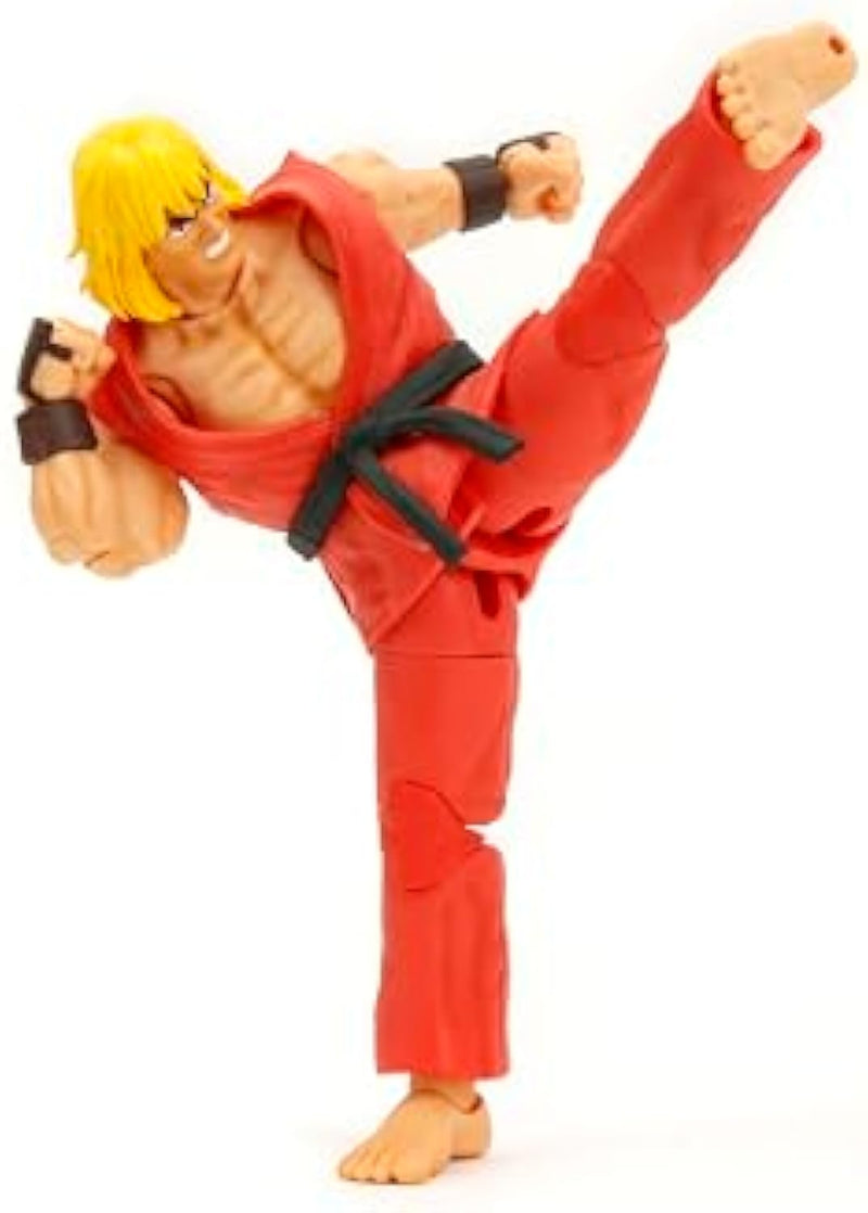 Street Fighter II 6 Inch Ken Action Figure Classic Fighting Game Collectible Toy