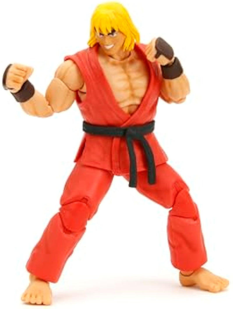 Street Fighter II 6 Inch Ken Action Figure Classic Fighting Game Collectible Toy