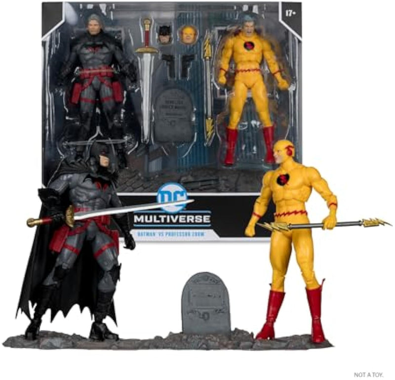 McFarlane DC Multiverse Batman vs Professor Zoom Flashpoint 7 Inch 2-Pack