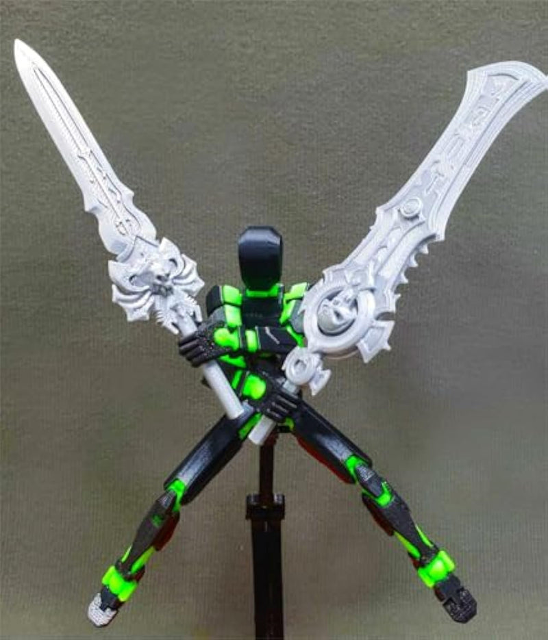 T13 Titan 13 Robot Action Figure Set 3D Printed Collectible Desktop Gift