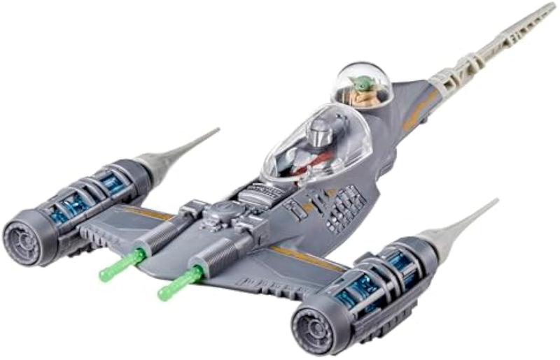 Star Wars Epic Hero Series Mandalorian N-1 Starfighter with Grogu and Figures