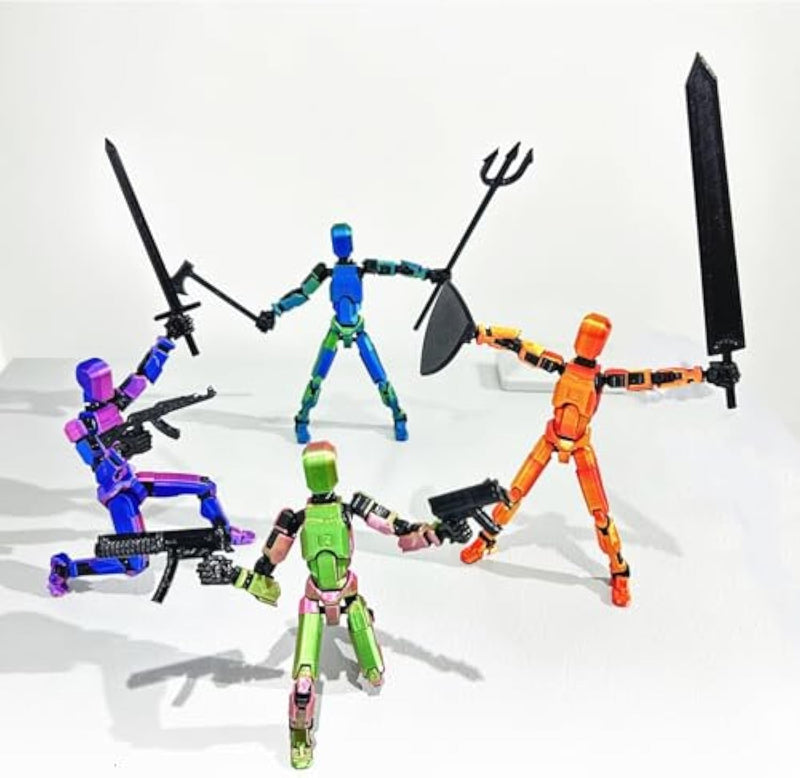 ULTHOOL Titan 13 3D Printed Robot Action Figure Fully Articulated Movable Model