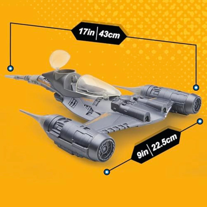 Star Wars Epic Hero Series Mandalorian N-1 Starfighter with Grogu and Figures