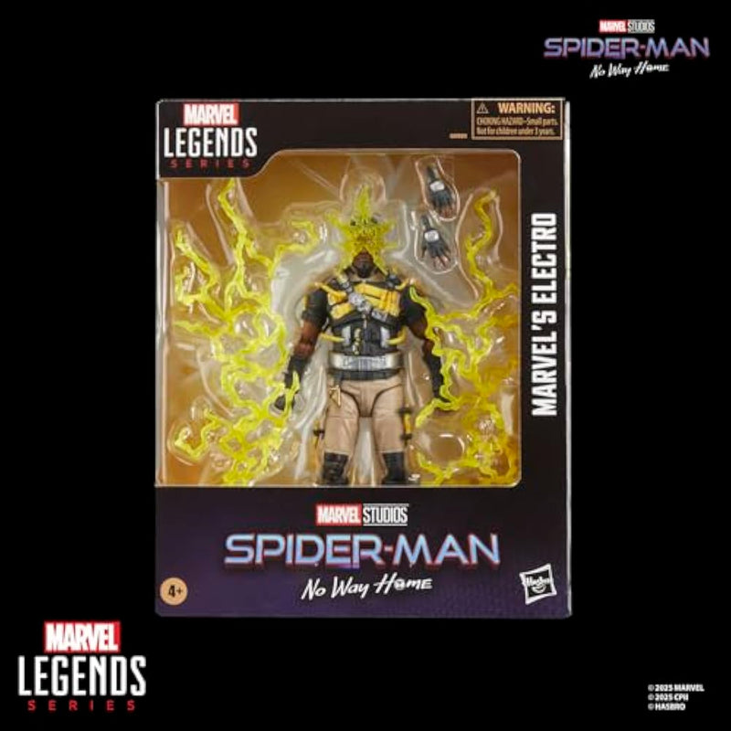 Marvel Legends Electro 6-Inch Action Figure Spider-Man No Way Home Collectible