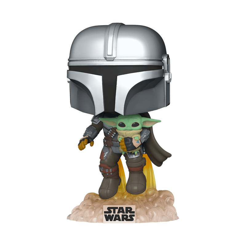 Funko Pop The Mandalorian Flying With Jet Pack