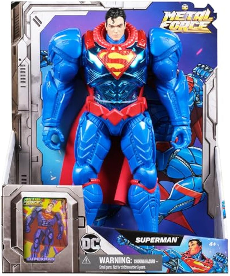 DC Comics Metal Force Superman 12 Inch Action Figure Superhero Toy for Kids