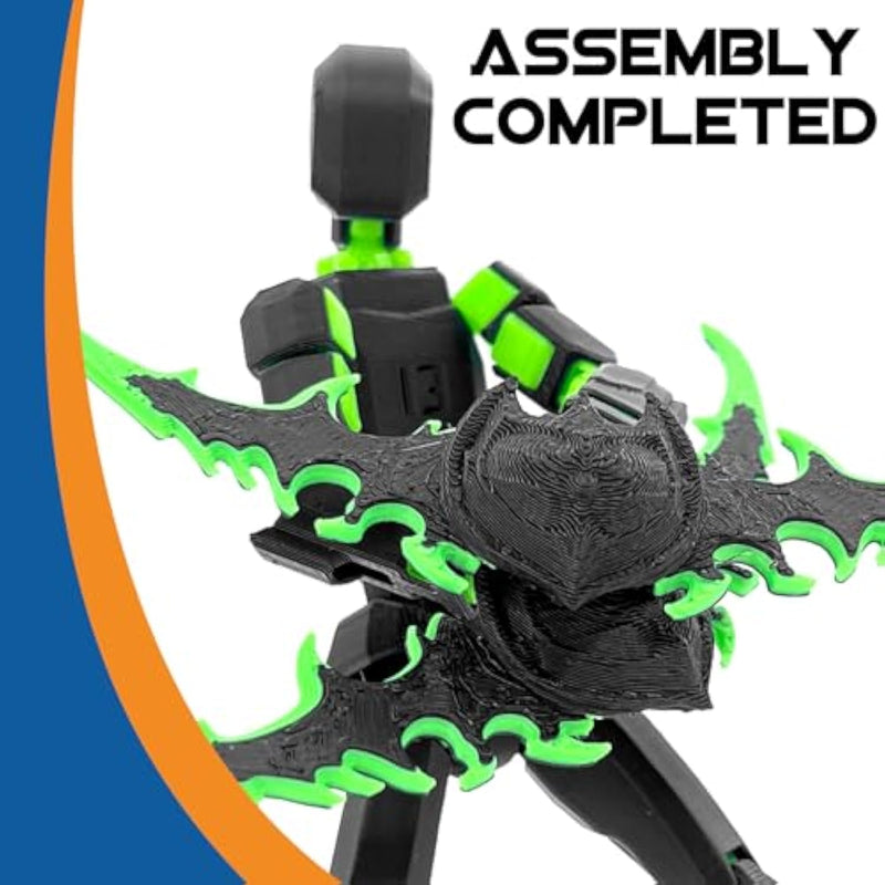 T13 Titan 13 Robot Action Figure Set 3D Printed Articulated Collectible Gift