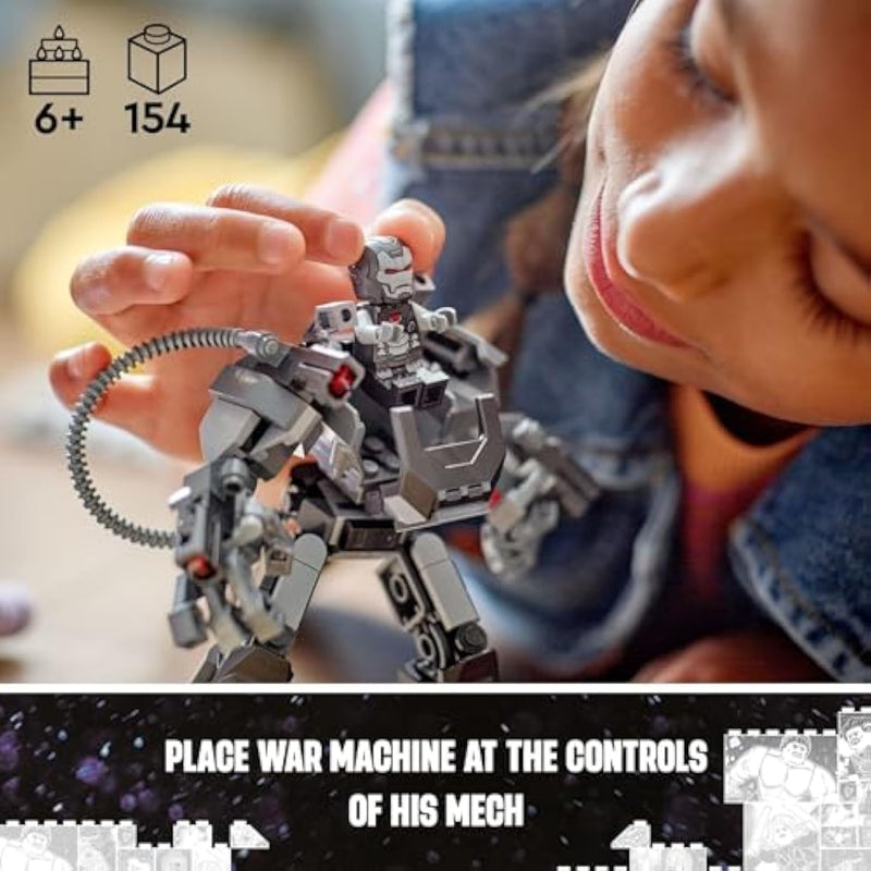 LEGO Marvel War Machine Mech Armor Buildable Action Figure Toy 76277