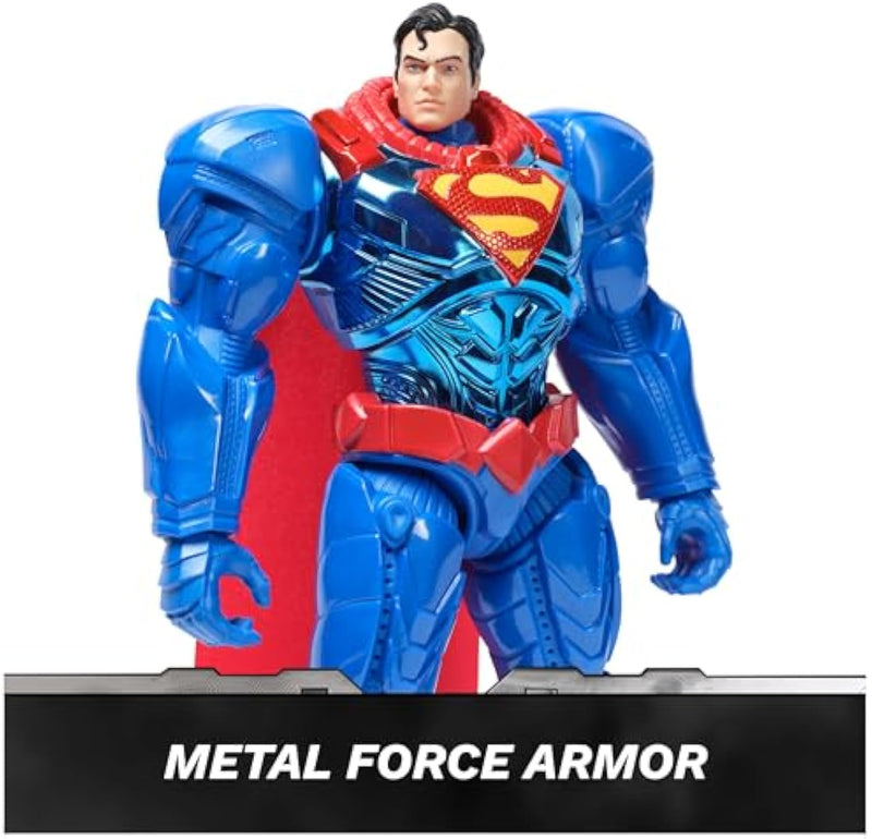 DC Comics Metal Force Superman 12 Inch Action Figure Superhero Toy for Kids