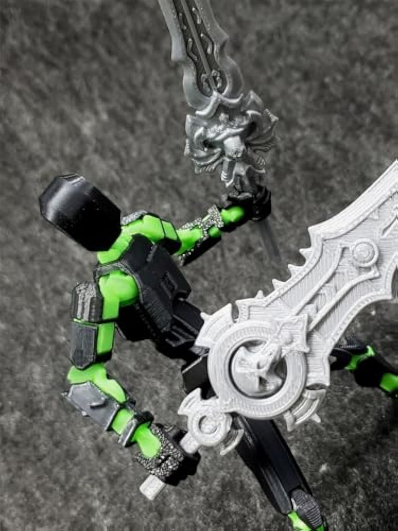 T13 Titan 13 Robot Action Figure Set 3D Printed Collectible Desktop Gift