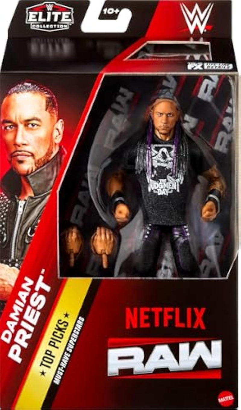 Mattel WWE Elite Collection Damian Priest Action Figure Top Picks Edition