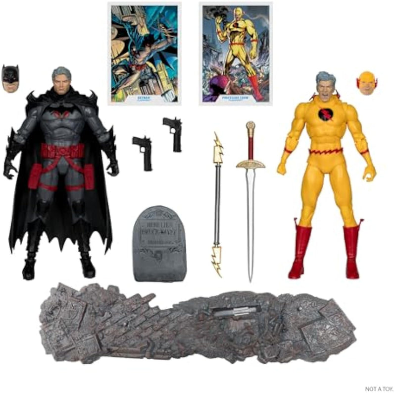 McFarlane DC Multiverse Batman vs Professor Zoom Flashpoint 7 Inch 2-Pack