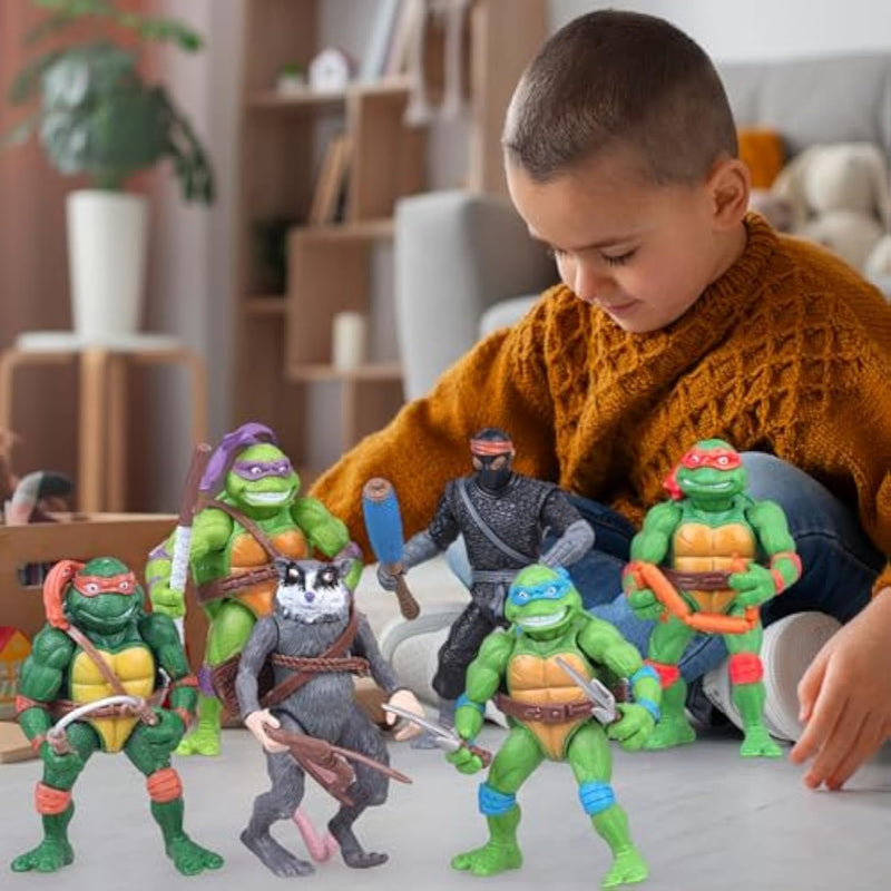 6PCS 4.7 Inch Teenage Mutant Ninja Turtles Action Figures Toy Set for Kids