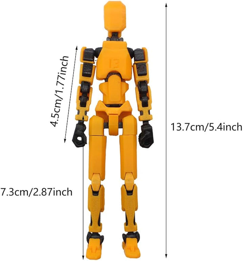 7PCS Lucky 13 Titan Action Figures 3D Printed Articulated Set