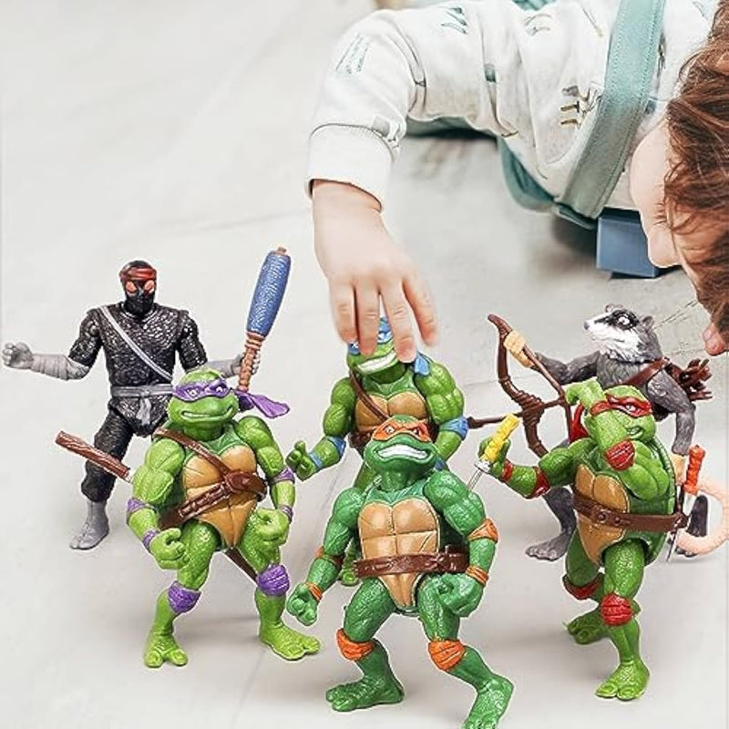 6PCS 4.7 Inch Teenage Mutant Ninja Turtles Action Figures Toy Set for Kids