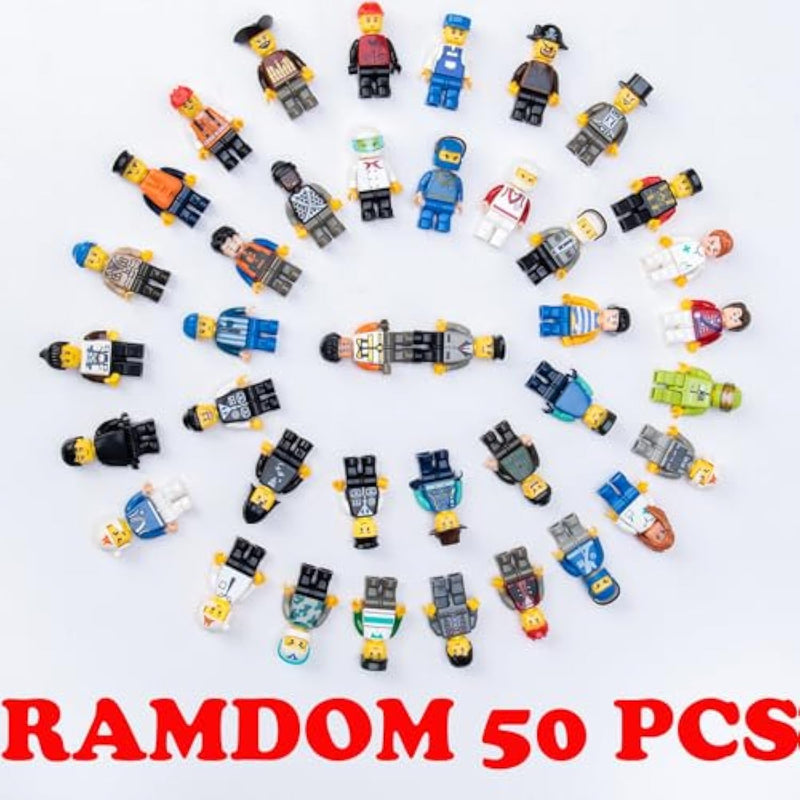 ELECBYTES Mystery Pack 50 Random Mini Action Figures Collectible Toy Set