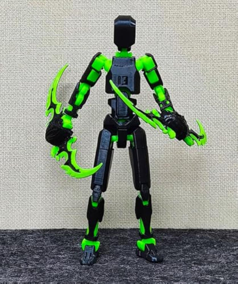 T13 Titan 13 Robot Action Figure Set 3D Printed Collectible Desktop Gift