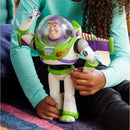 Disney Buzz Lightyear Interactive Talking Action Figure Toy Story with 10+ Phrases