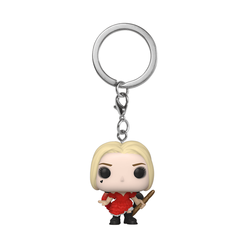 Funko Pop Keychain Harley Quinn Damaged Dress