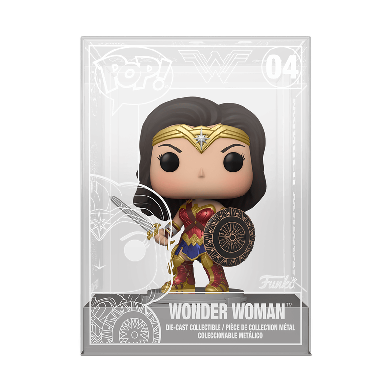 Funko Pop Die-Cast Wonder Woman With Sword & Shield