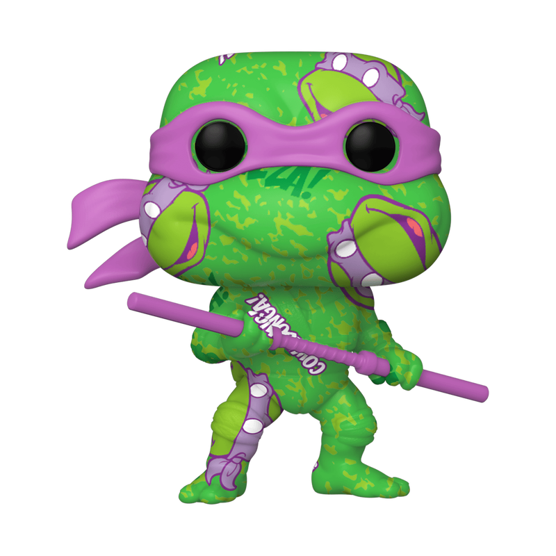 Funko Pop Artist Series Donatello With Funko Pop Protector