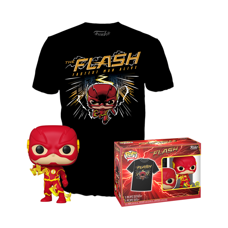 Funko Pop & Tee The Flash (Glow)