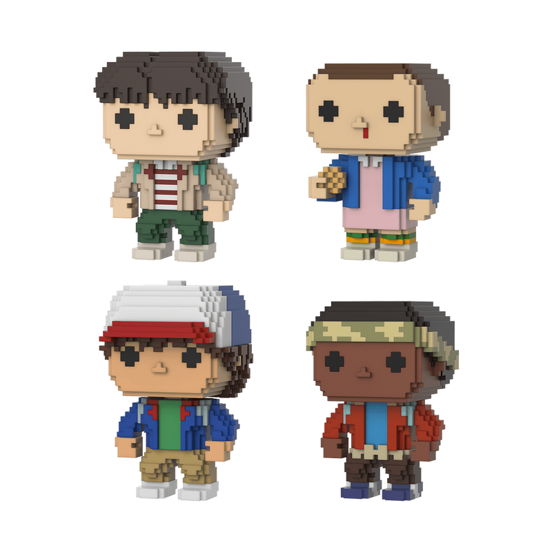 Funko Pop 8-Bit Eleven With Eggos, Mike, Dustin & Lucas 4-Pack