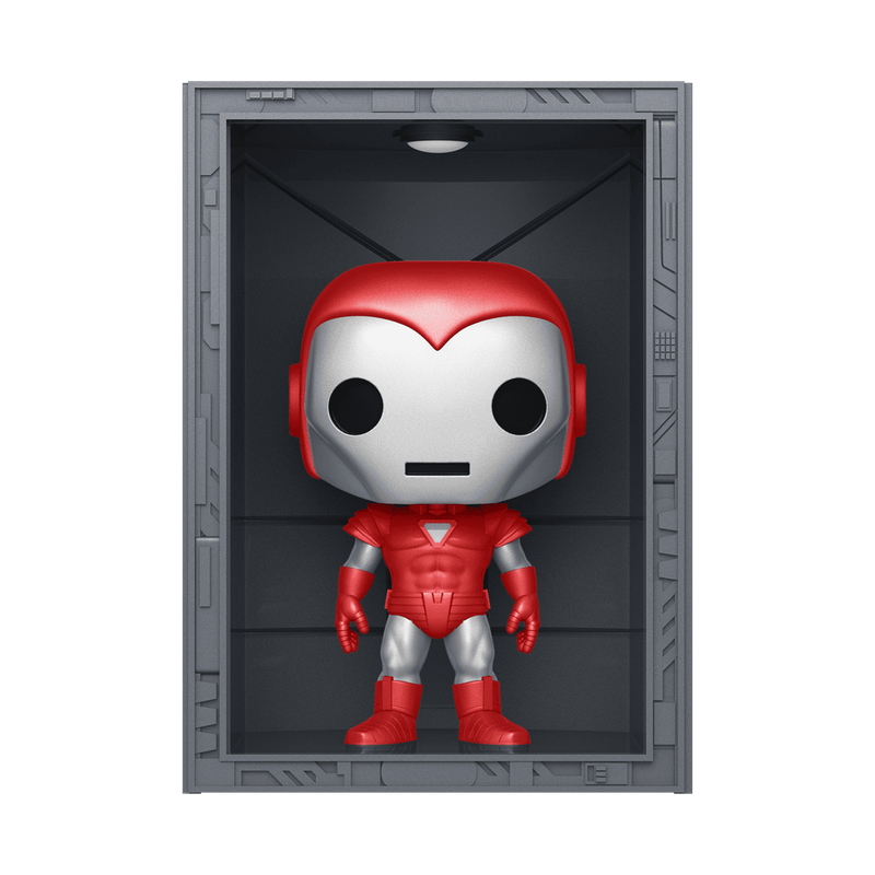 Funko Pop Deluxe Hall Of Armor: Iron Man Model 8 Silver Centurion (Metallic)