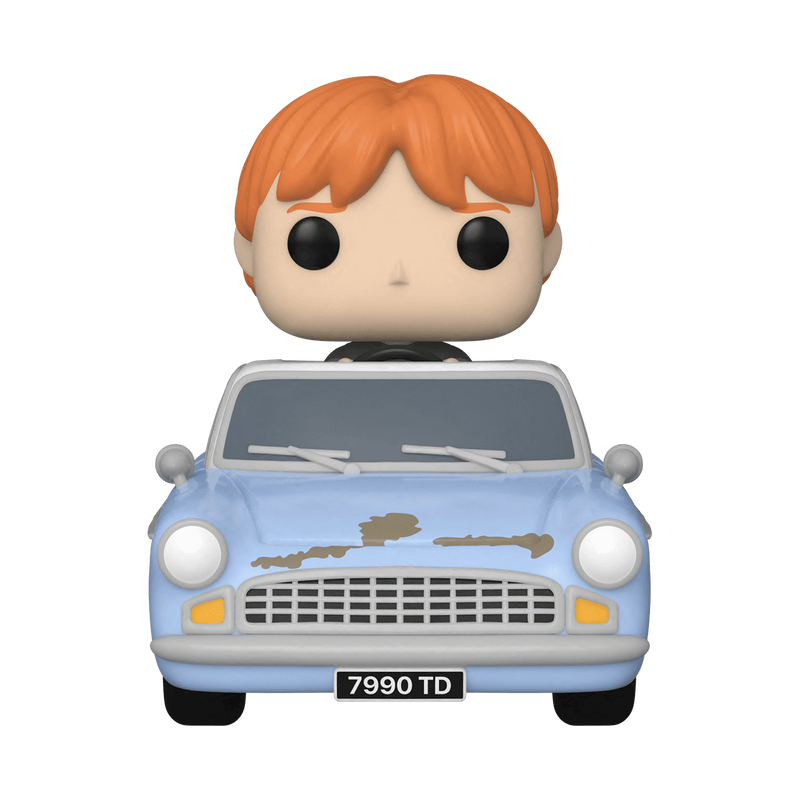 Funko Pop Rides Ron Weasley In Flying Car