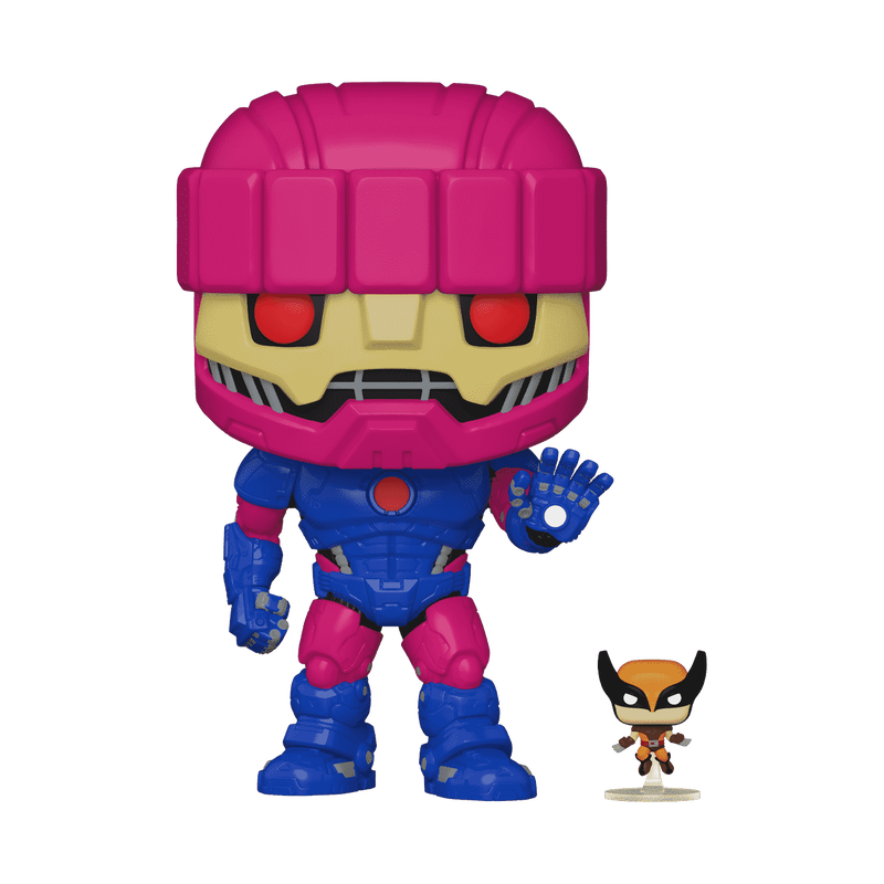 Funko Pop Jumbo Sentinel With Wolverine