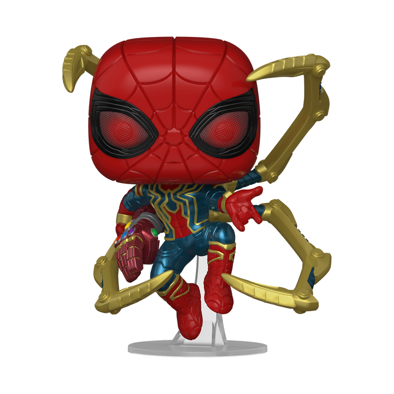 Funko Pop Iron Spider With Gauntlet (Glow)