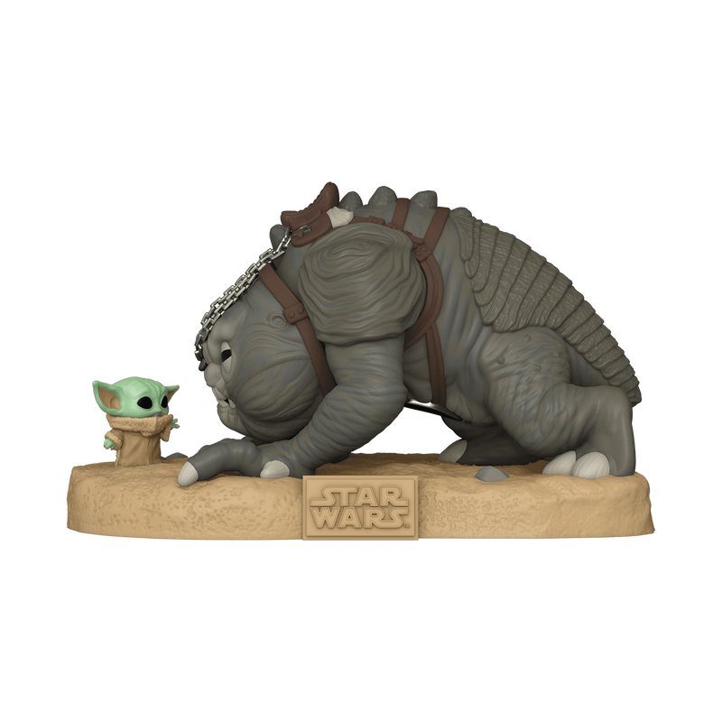 Funko Pop Jumbo Grogu With Rancor