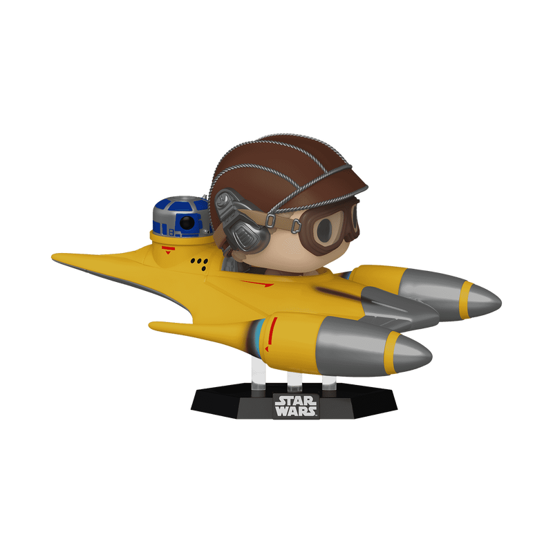 Funko Pop Rides Super Deluxe Anakin Skywalker In Naboo Starfighter (With R2-D2)