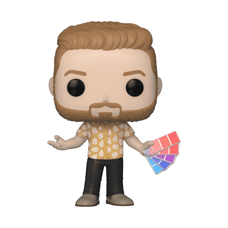 Funko Pop Bobby Berk With Color Chart