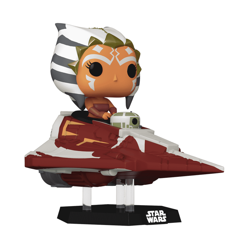 Funko Pop Rides Super Deluxe Ahsoka Tano In Delta 7 Jedi Starfighter