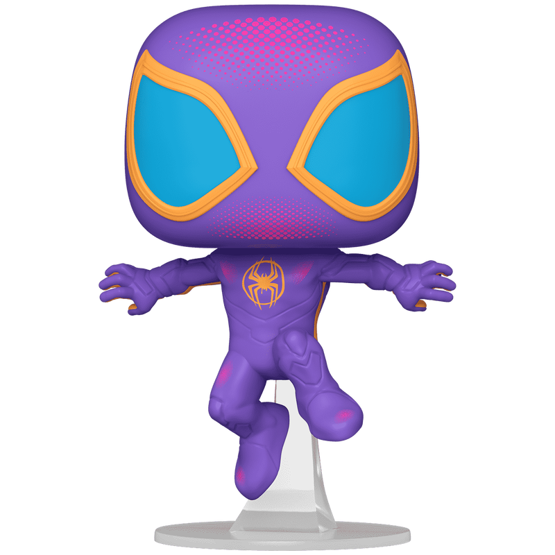 Funko Pop Jumbo Spider-Man (Miles Morales) (Black Light)