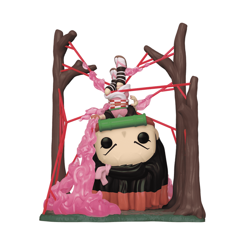 Funko Pop Deluxe Nezuko Kamado In Web (Glow)