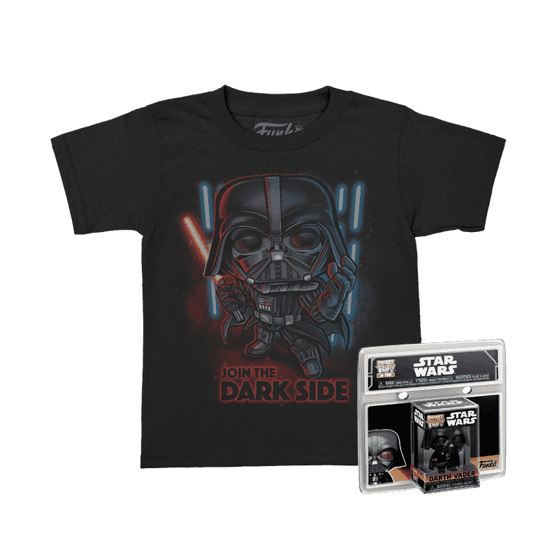 Pocket Funko Pop & Kids Tee Darth Vader Join The Dark Side