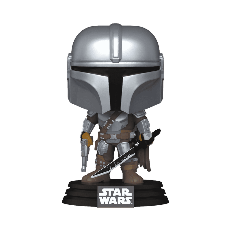 Funko Pop The Mandalorian With Darksaber