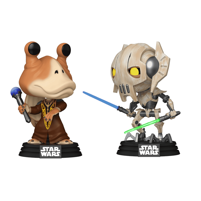 Funko Pop Jar Jar Binks Vs. General Grievous 2-Pack