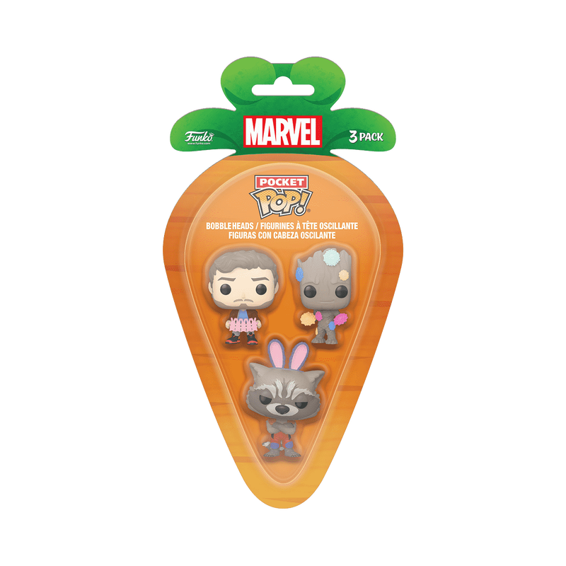 Pocket Funko Pop Easter Star-Lord, Groot, & Rocket 3-Pack