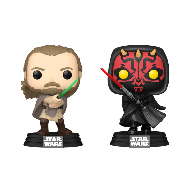 Funko Pop Qui-Gon Jinn Vs. Darth Maul 2-Pack