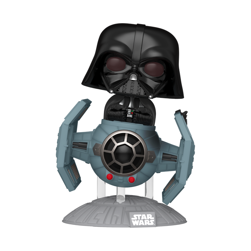 Funko Pop Rides Deluxe Darth Vader With Tie Advanced X1 Starfighter