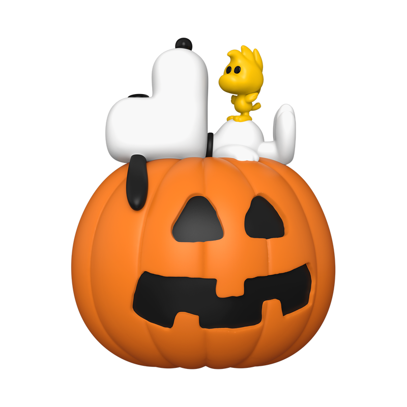 Funko Pop Deluxe Snoopy & Woodstock With Pumpkin