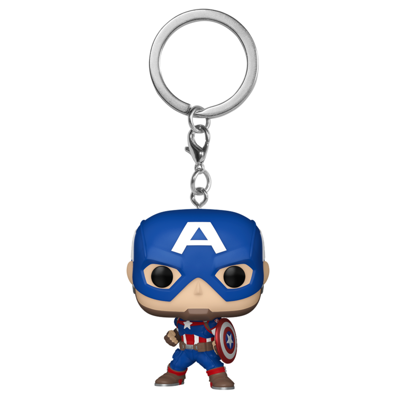 Funko Pop Keychain Captain America (Marvel New Classics)