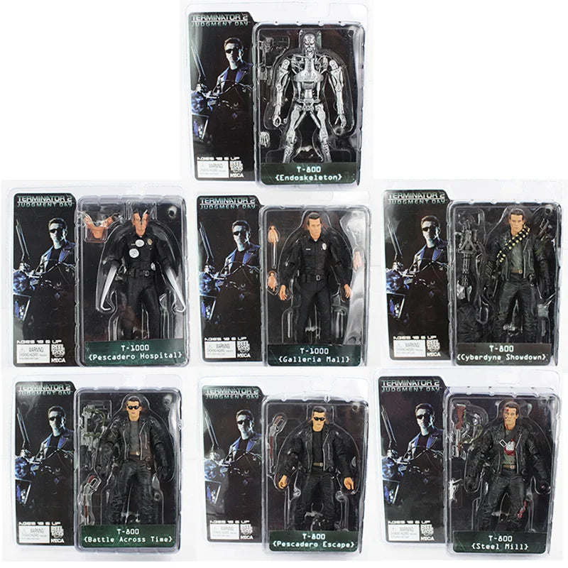 The Terminator T-800 T-1000 Endoskeleton PVC Action Figure