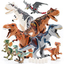 Jurassic Dino World Large Dinosaur Building Blocks T Rex Raptor Set