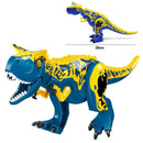 Jurassic Dino World Large Dinosaur Building Blocks T Rex Raptor Set