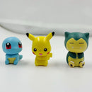Pokemon Figure Set Pikachu Charmander Squirtle Anime Toys for Kids
