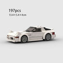 MOC City Racing Supercar Building Blocks R34 RX7 Supra Model